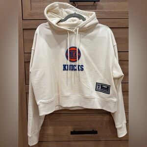 NBA New York Knicks Cream Hoodie | Team Pro Standard | Size M | Like New